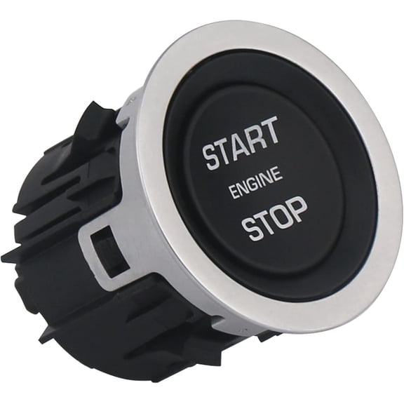 Momentary Push Start Stop Button Switch Compatible with Land Rover Discovery Sport Range Rover Evoque 2013-2020 Ignition Stop Start Button Switch Replacement for LR094038 LR037611 LR056640 LR068334