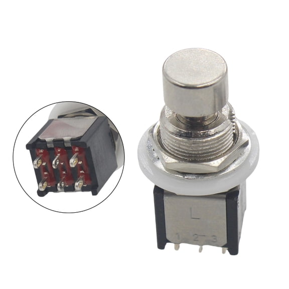 Momentary Stomps Foot Pedal Switches DPDT 6 Pin Box Stomps Foot Switches