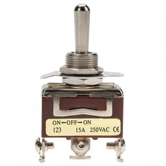 Momentary Toggle Switch, 3 Position Momentary Toggle Switch Compact Size With Toggle Switch For Automobile Home Appliance, Industrial Control