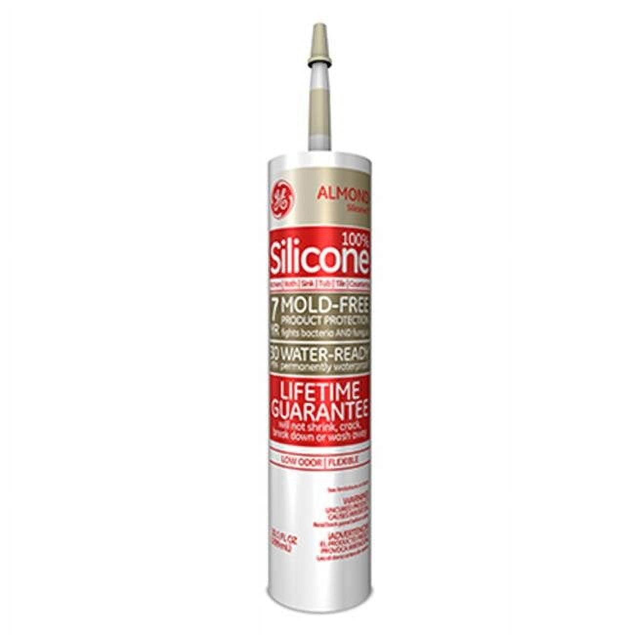 Momentive Perform Material GE5060 10.1 oz. Kitchen & Bath Caulk, Almond ...