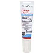 EasyCare 7079808726 Kitchen & Bath Silicone Sealant, White, 2.8-oz. - Quantity 1
