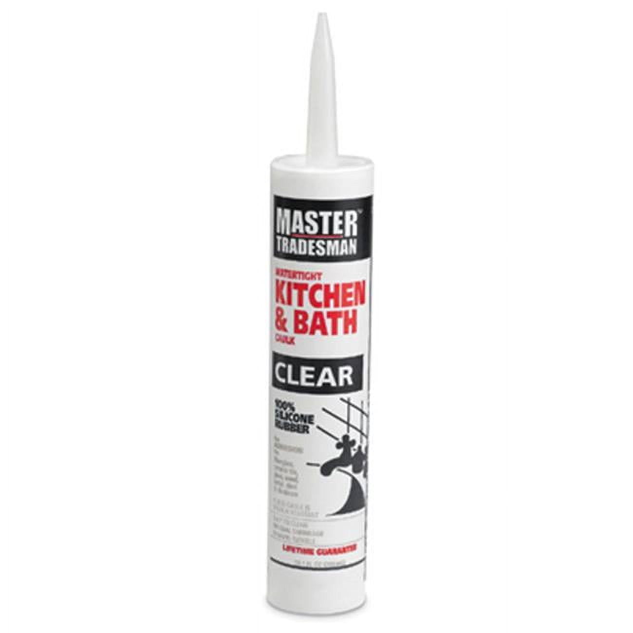 Momentive Perform Material MT612A 10.1 oz. Kitchen & Bath Caulk- Clear - Walmart.com