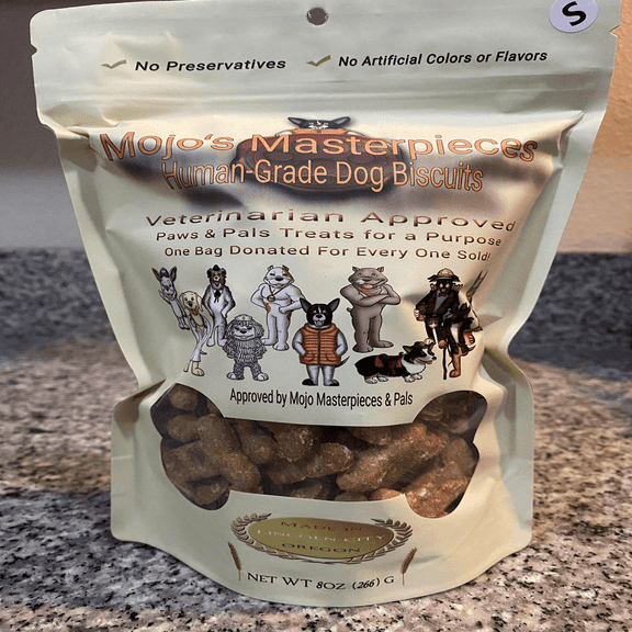 Mojo's Masterpieces Momento Mint Dog Biscuits Size Small