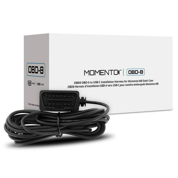 Momento MD-HRN-OBD-8000 Plug & Play Installation Harness for MD8 Dash Cam