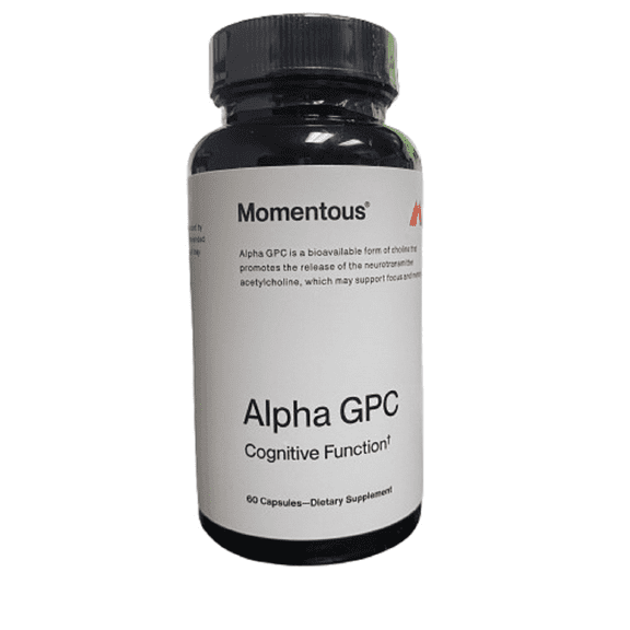 Momentous Alpha GPC Capsules, 60 Servings