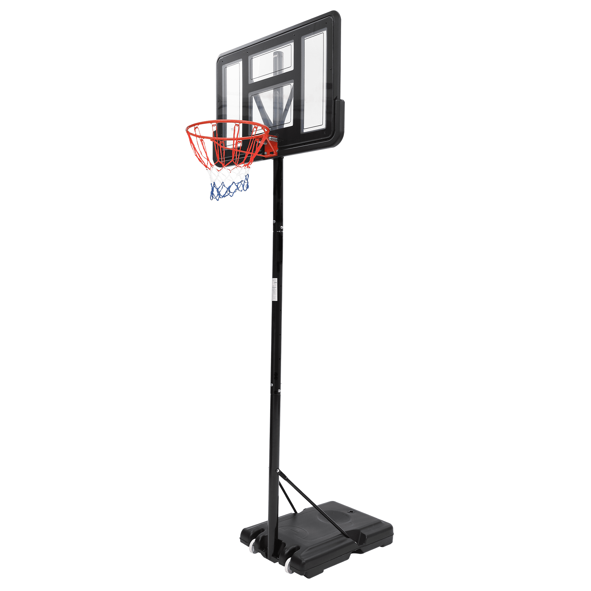 Momentous Assembly Portable Adjustable Outdoor 5.2-10 Ft Basketball Hoop – Assembles in 30 Minutes or Less