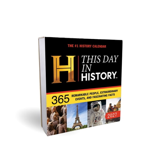 Moments in History(tm) Calendars 2027 This Day in History Boxed Calendar: 365 Remarkable People, Extraordinary Events, and Fascinating Facts, (Paperback)