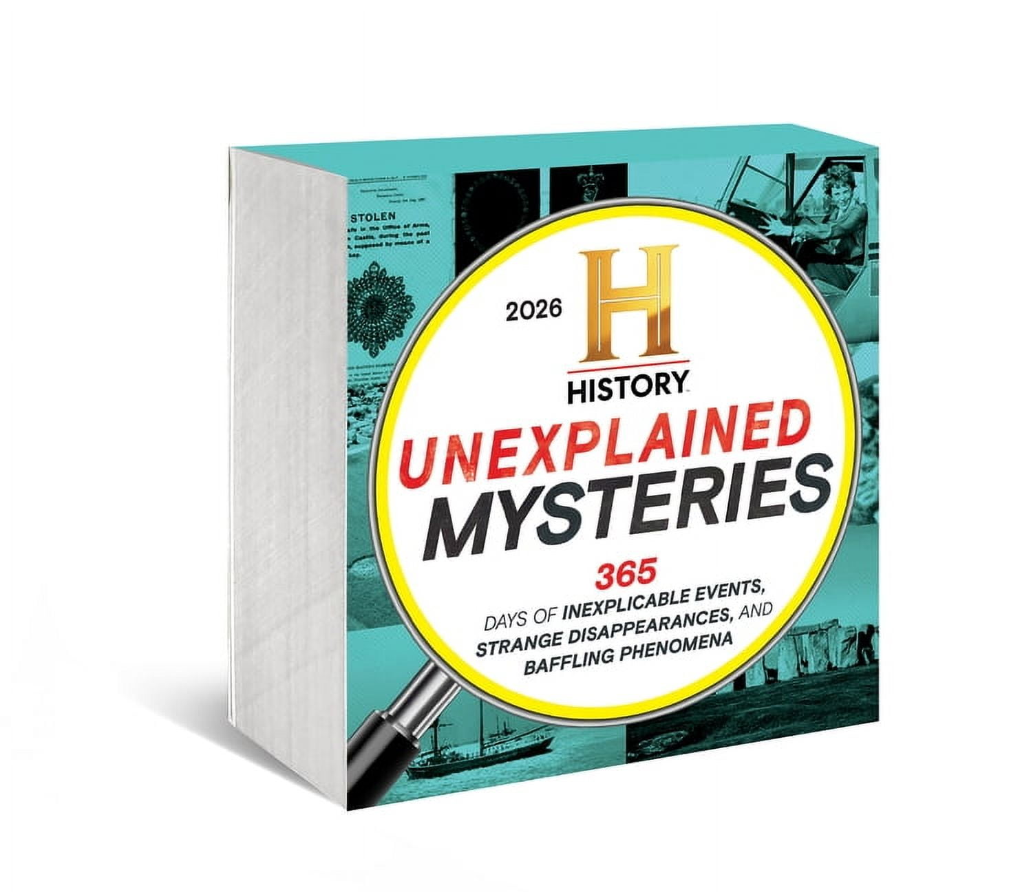 Moments in History(tm) Calendars 2026 History Channel Unexplained Mysteries Boxed Calendar: 365 Days of Inexplicable Events, Strange Disappearances, and , (Paperback)