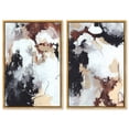 thumbnail image 1 of Moments of Serenity Canvas Print Abstract Wall Decor Set by Art Remedy, Gold Frame, 20 x 30, 1 of 6