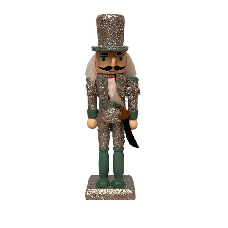 Silver nutcracker soldier sale