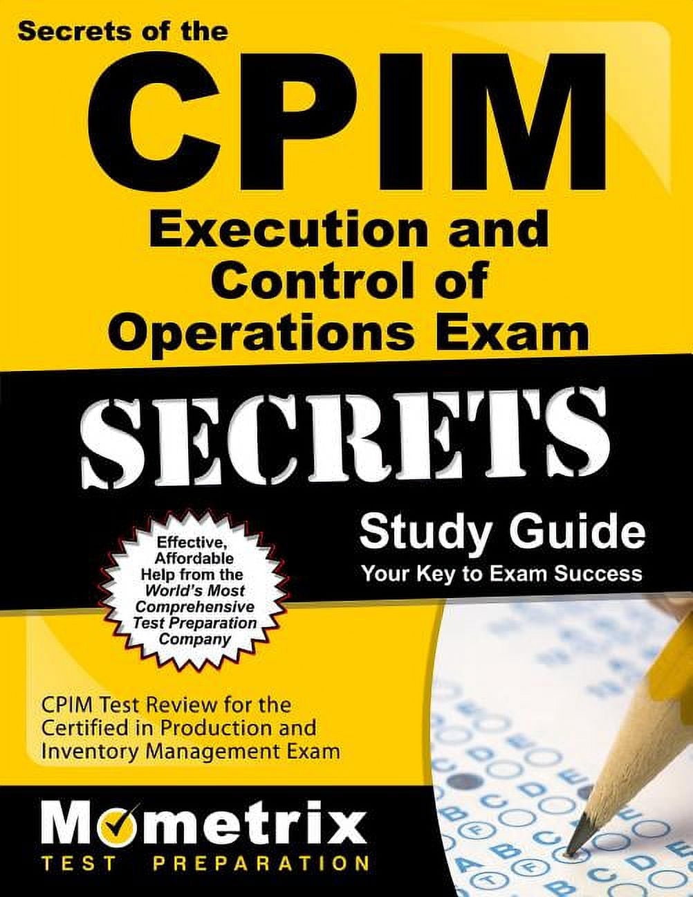 Cpim Study Guide Mometrix Secrets Study Guides: CPIM Execution and Control of Operations ...