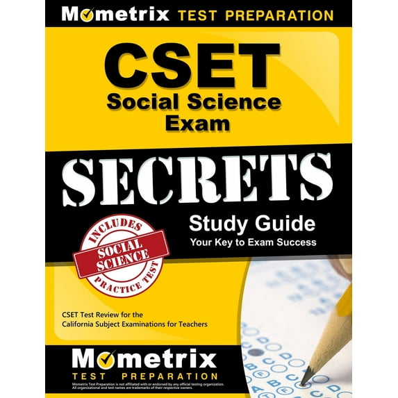 Mometrix Secrets Study Guides: Cset Social Science Exam Secrets Study Guide: Cset Test Review for the California Subject Examinations for Teachers (Paperback)