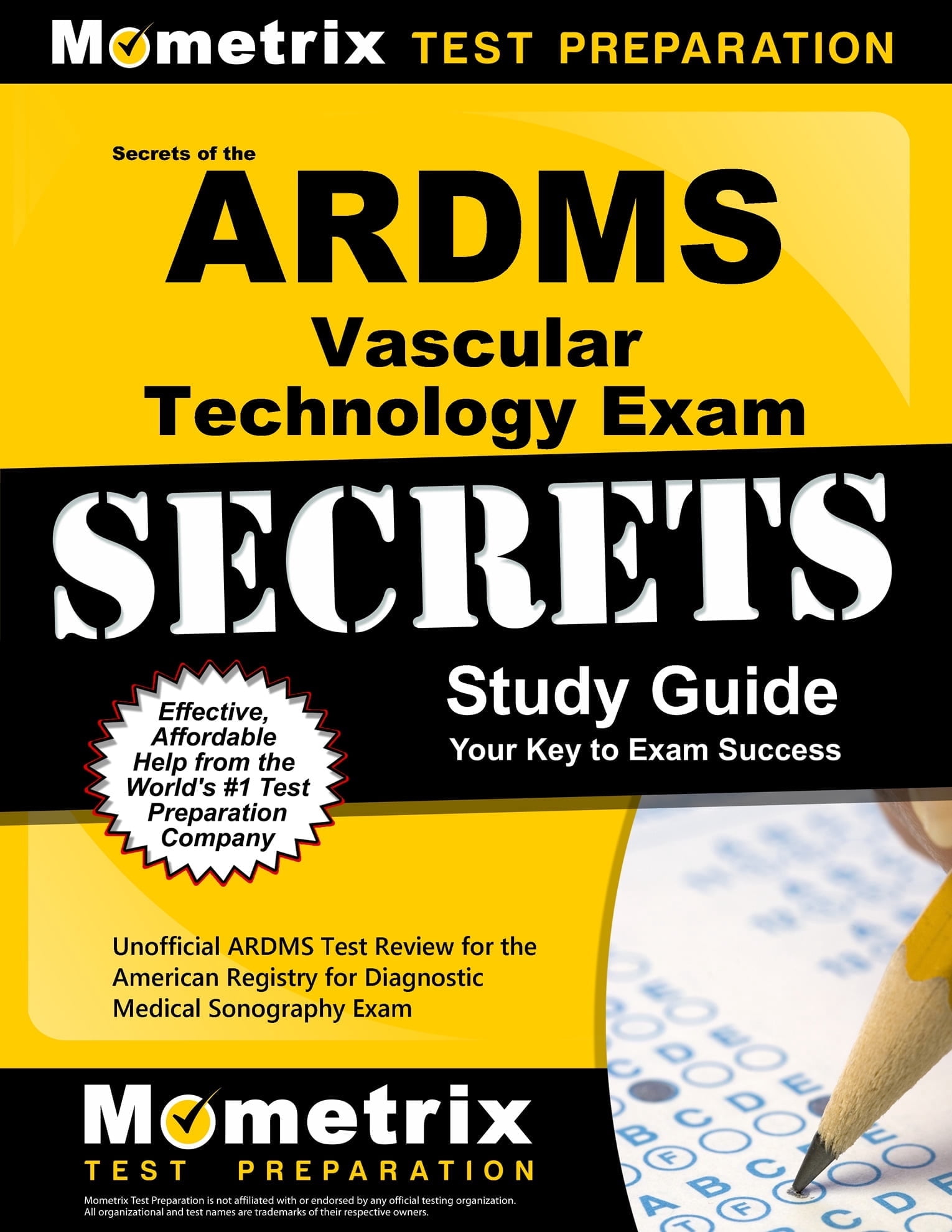 Mometrix Secrets Study Guides: Secrets of the ARDMS Vascular Technology ...