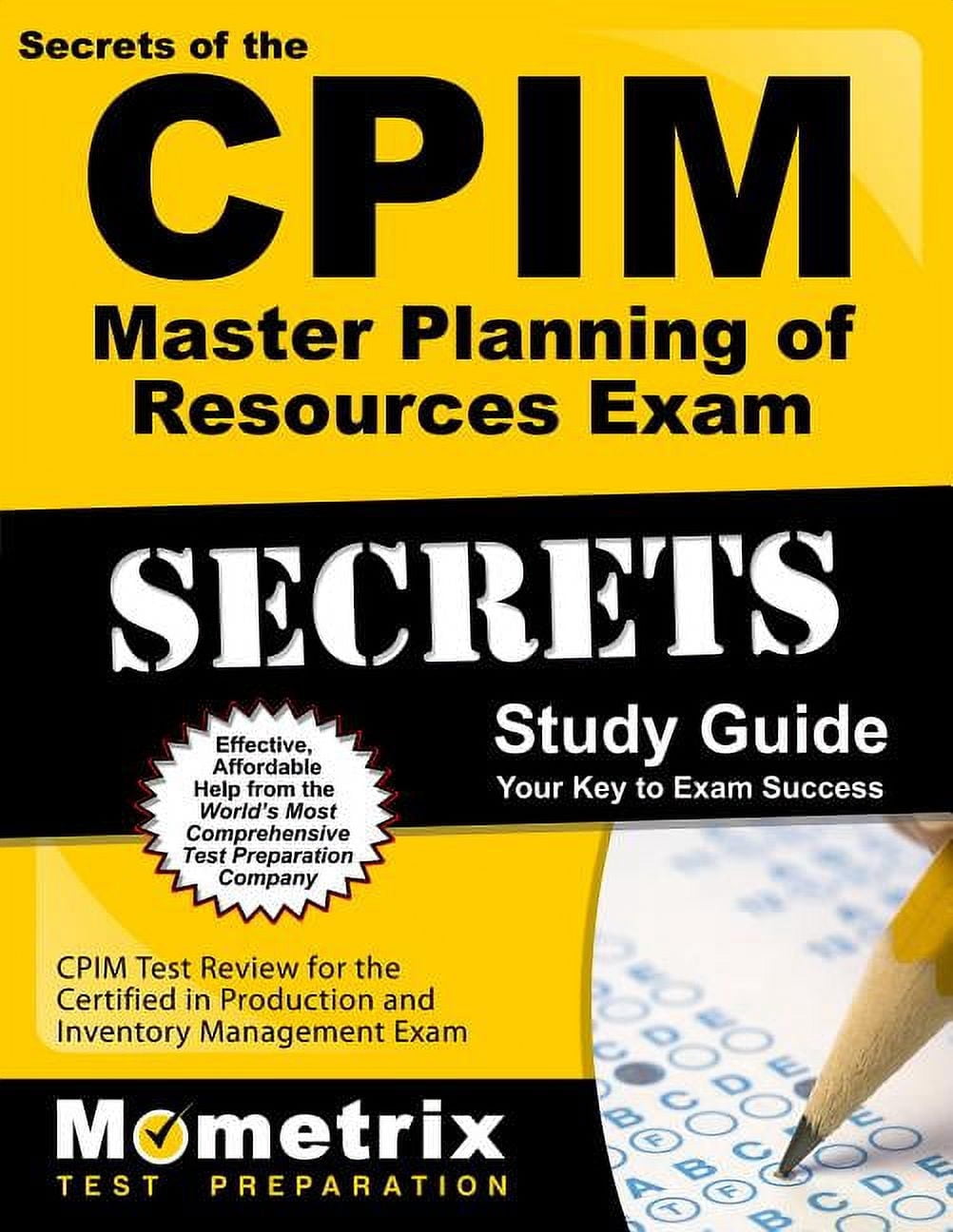 Mometrix Secrets Study Guides: Secrets of the CPIM Master Planning of ...