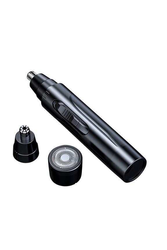 Momihoom 2-in-1 Electric Nose Hair Trimmer & Shaver, Waterproof USB Rechargeable, Precision Grooming for Nose, Ear, Beard, Face, 6000 RPM Motor