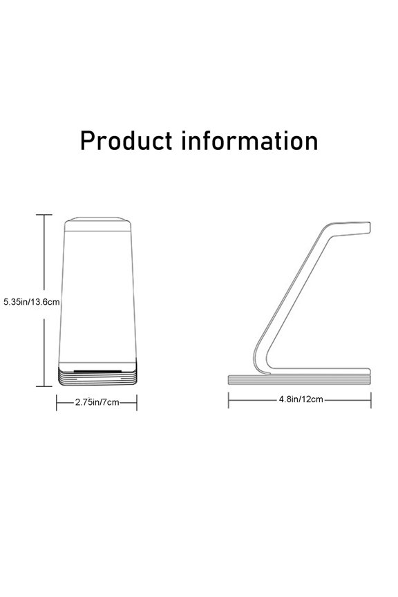 Momihoom 3-in-1 Wireless Charging Station, 15W Fast Charger Stand for iPhone, Android, Smartwatch, and Earbuds