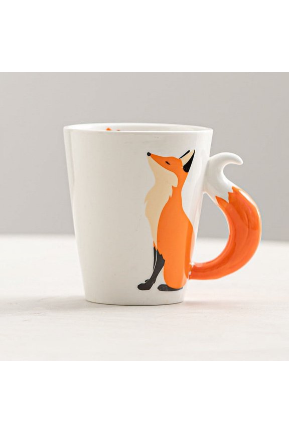 Momihoom 3D Painted Mug Cartoon Cute Animal Water Cup Coffee Cup Ceramic Cup