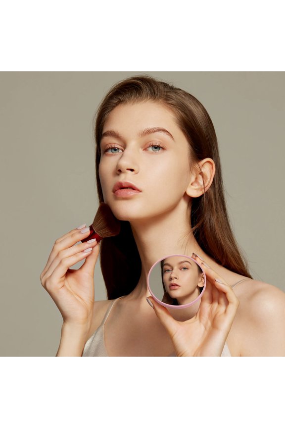 Momihoom 40X Magnifying Mirror with 2 Suction Cups, 3.5 inches Magnified Makeup Mirror and Slant Tweezers