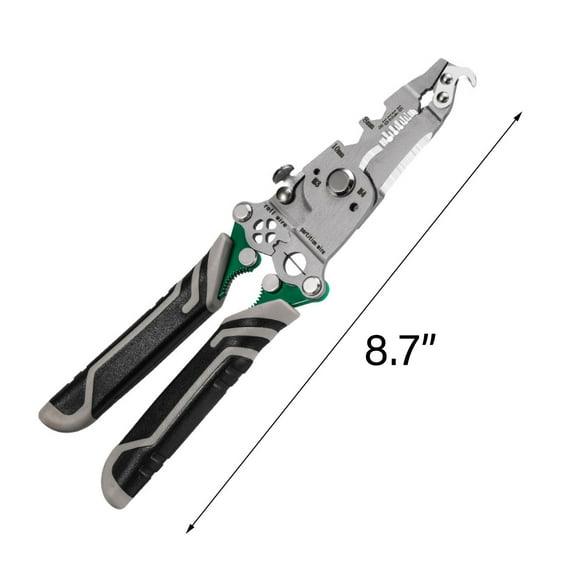 Momihoom 7-in-1 Folding Electrician Pliers with Wire Stripper and Crimper
