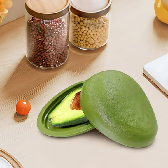 Momihoom Avocado Storage Containers Reusable Refrigerator Avocado Saver Container Keep Avocado Fresh for Leftover Avocado Storage Holder for Fridge