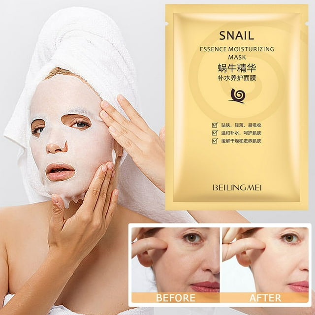 Momihoom Bei Lingmei Snail Mucin Face Mask Snail Secretion Filtrate