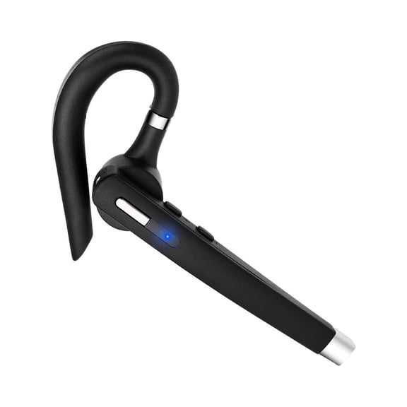 Momihoom Business Mono Bluetooth Earphone with Over-Ear Loop, 10-Hour Battery, Noise Reduction