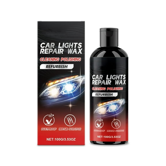 Momihoom Car Headlight Repair Wax, 100g Cleaning, Polishing, Refurbishing, and Scratch Repair Compound