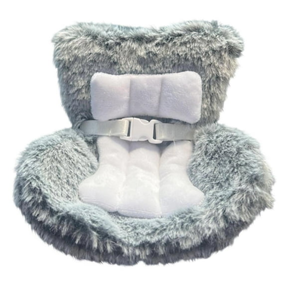 Momihoom Car Seat for car seat Vent Clip,Functional Safety Seat for Dolls,Furry Cushion Car Ornament Display Accessory for Doll Fans and Collectors