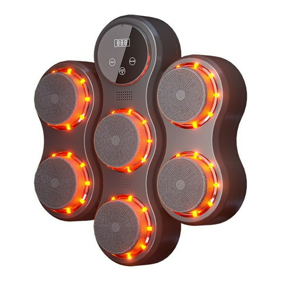 Momihoom Children's Bluetooth Music Boxing Targets, Home Electronic Reaction Punching Trainer with LED Lights and Sound Effects