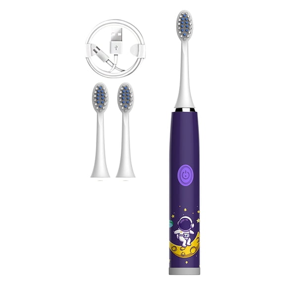 Momihoom Children's Electric Toothbrush Soft Bristles IP7 Vibration Rechargeable U-shaped Toothbrush, Sonic Toothbrush Kids