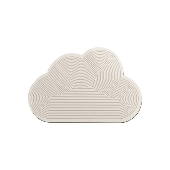 Momihoom Cloud-Shaped Quick-Drying Absorbent Mat – Decorative Non-Slip Floor Pad for Bathroom and Vanity