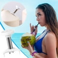 thumbnail image 1 of Momihoom Coconut Opener Tool Stainless Steel Coconut Hole Punchers Coconut Tool Easy to Open Coconut Hole Punchers, 1 of 9