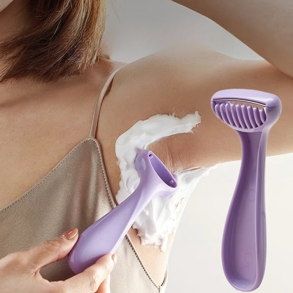 Momihoom Compact Manual Hair Removal Tool for Women Body Hair Shaver for Legs Underarms and Sensitive Areas Portable Facial Hair Razor