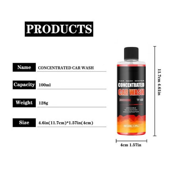 Momihoom Concentrated Car Wash Shampoo with Wax Infusion