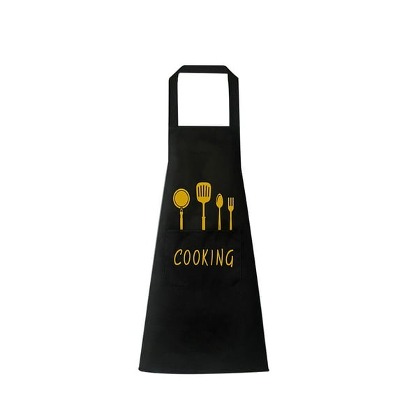 Momihoom Cooking Themed Kitchen Apron with Pocket, Functional Chef Apron for Home Cooking & Baking