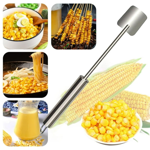 Momihoom Corn Peeler for Corn on the Cob,Corn Peeler,Corn on The Cob Remover,Stainless Steel corn cob stripper,Quickly Shucking Corn Kernel Remover Tool
