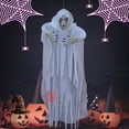 thumbnail image 1 of Momihoom Creepy Looking Ghost Horror White Ghost Prop Halloween Decorations, 1 of 2