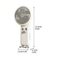 thumbnail image 1 of Momihoom Cute Cartoon Handheld Personal Cooling Fan, 2-in-1 Rechargeable Portable Desktop Fan for Home, Office, Travel and Daily Outdoor Use, 1 of 4
