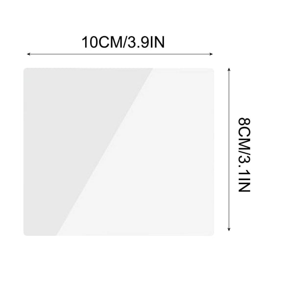 Momihoom Dash Cam Electrostatic Stickers, Transparent Windshield Mounts for Easy Application and No Residue