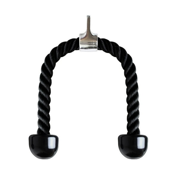 Momihoom Deluxe Tricep Rope Pull Down Cable, Easy to Grip & Non-Slip Cable Attachment for Gym Workout Exercise