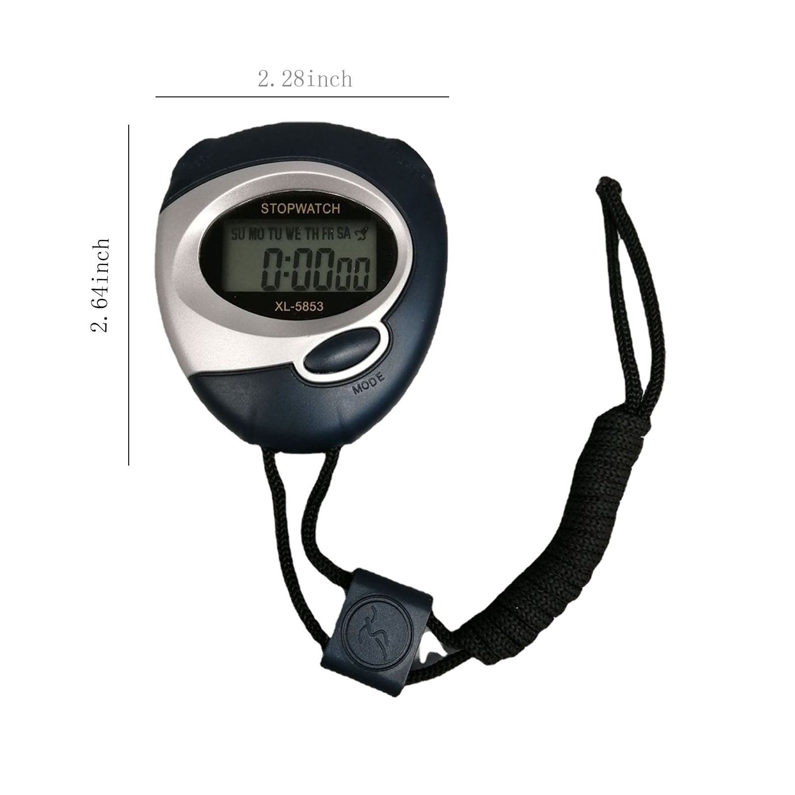 Momihoom Digital Sports Stopwatch with LED Backlight, Pause Function ...