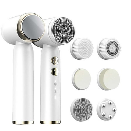 Momihoom Electric Facial Cleansing Brush,Face Cleansing Brush, Waterproof face Scrubber for Exfoliating, Deep Cleansing,Massaging