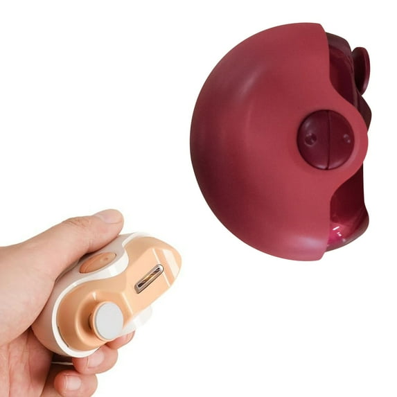 Momihoom Electric Nail Clippers 2 in 1 Automatic Nail Clippers for Polishing and Trimming Safe and Efficient Nail Care