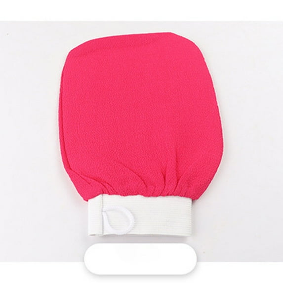 Momihoom Exfoliating Glove Body Scrubber - Exfoliating Mitt Dead Skin Remover, Shower Face and Body Exfoliator - Skin Scrubber Washcloth - Spray and Self Tan Remover