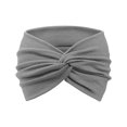 thumbnail image 1 of Momihoom Extra Wide Headbands for Women Cotton Turban Knotted Bandana Head Bands Non Slip Boho Hair Accessories for Sports & Yoga, 1 of 5