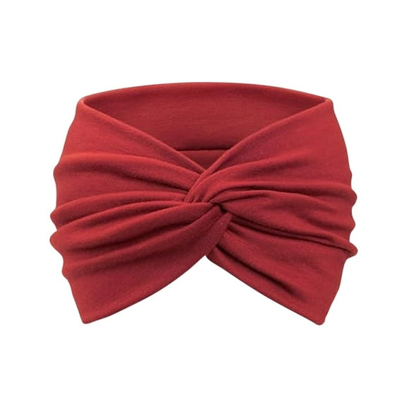 Momihoom Extra Wide Headbands for Women Cotton Turban Knotted Bandana Head Bands Non Slip Boho Hair Accessories for Sports & Yoga