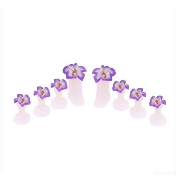 Momihoom Flower Toe Separator, Toe Separators For Pedicure, Pedicure Toe Separators For Women Pedicure,Soft Reusable Toe Separators Toes Dividers, Flexible Nail Separators