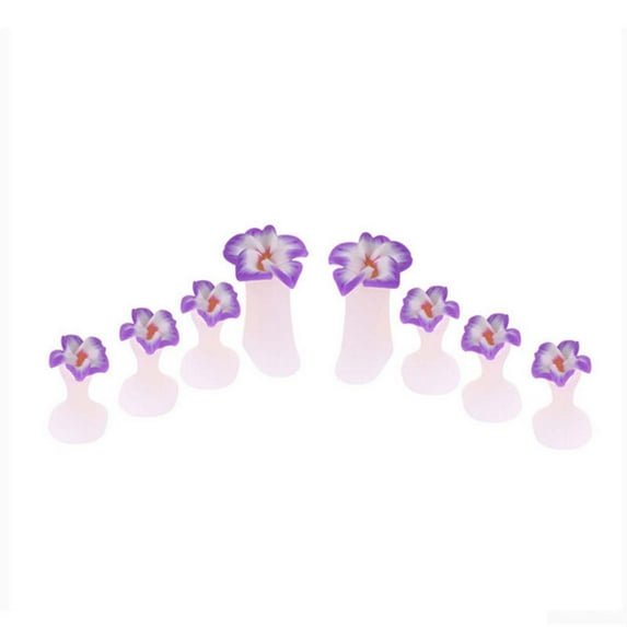Momihoom Flower Toe Separator, Toe Separators For Pedicure, Pedicure Toe Separators For Women Pedicure,Soft Reusable Toe Separators Toes Dividers, Flexible Nail Separators