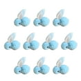 thumbnail image 1 of Momihoom Fluffy Bunny Pom-Pom Decorations, Cute Easter and Spring Craft Embellishments for DIY and Party Displays, 1 of 6