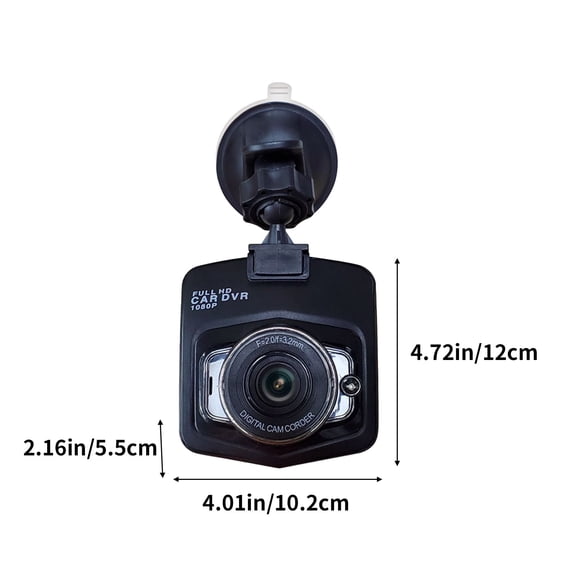 Momihoom GT300 Dashboard Camera with 1080P HD, Wide-Angle Lens, Night Vision, and Collision Detection